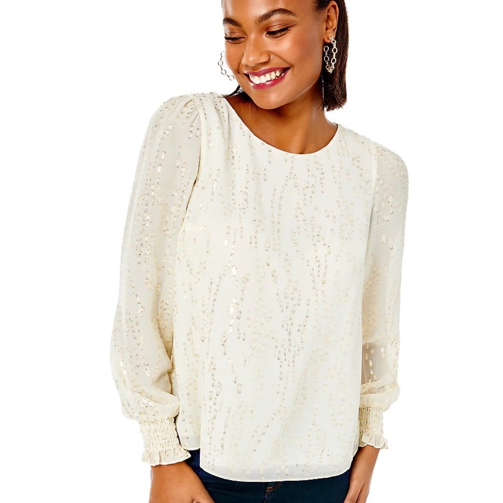 Lilly Pulitzer Idina Silk Top
